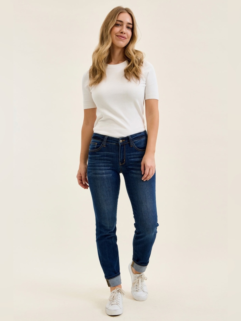 Judy Blue Kimberly Straight Fit Dark Wash Jeans Size 7/28